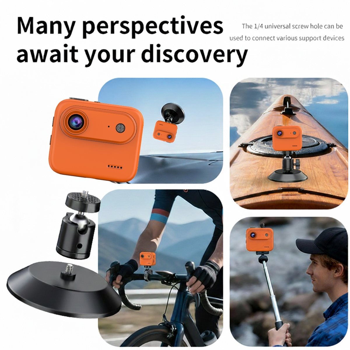 Action Camera 4K - Kamera sportowa N05R 4K z 2.0-calowym