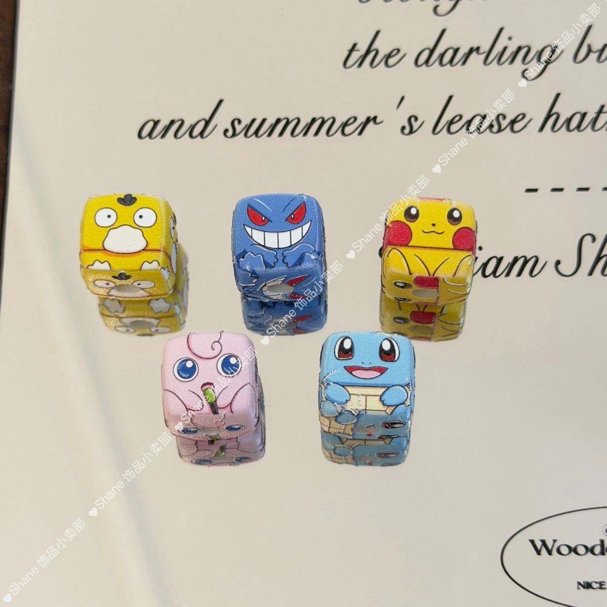 Mobile Electronics Gadgets - 10 szt. koralików Pikachu z otworem