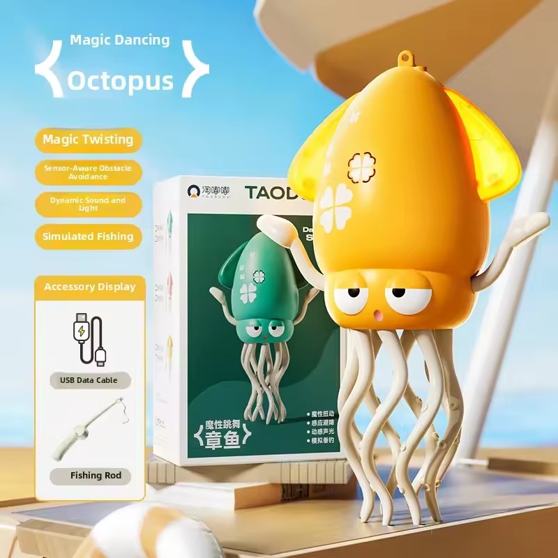 Electronics And Gadgets With Y - Inteligentny tańczący robot ośmiornica - zabawka