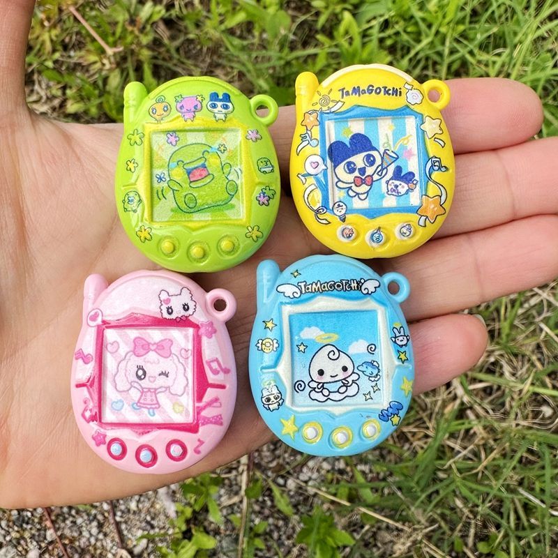 Mobile Electronics Gadgets - Koraliki Tamagotchi z dwustronnym nadrukiem, materiały