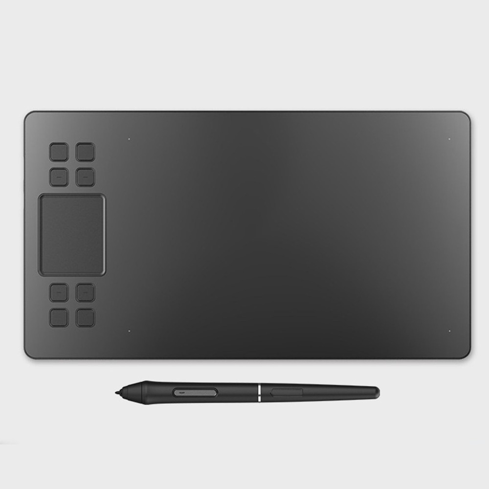 Digital Drawing Tablet - Tablet graficzny 10×6 cali, pióro bezbaterowe,