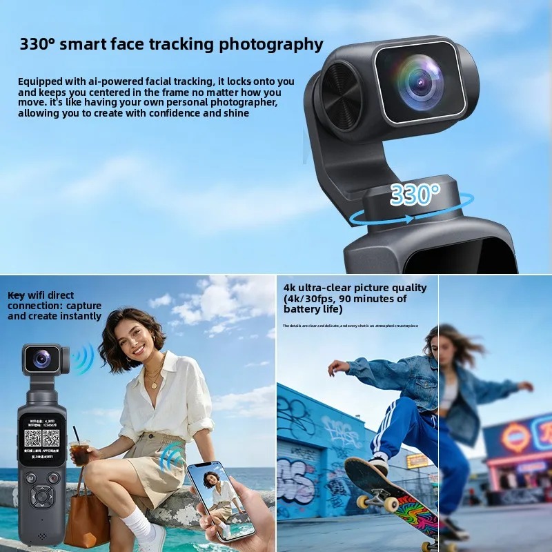 Kamera 4K HJD05 Pocket 3 z 330 – Action Camera 4K recenzja i cena