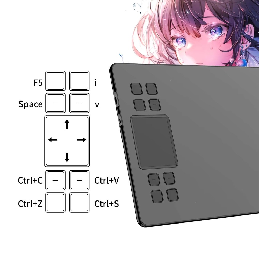 Tablet graficzny 10×6 cali, pi – Digital Drawing Tablet recenzja i cena